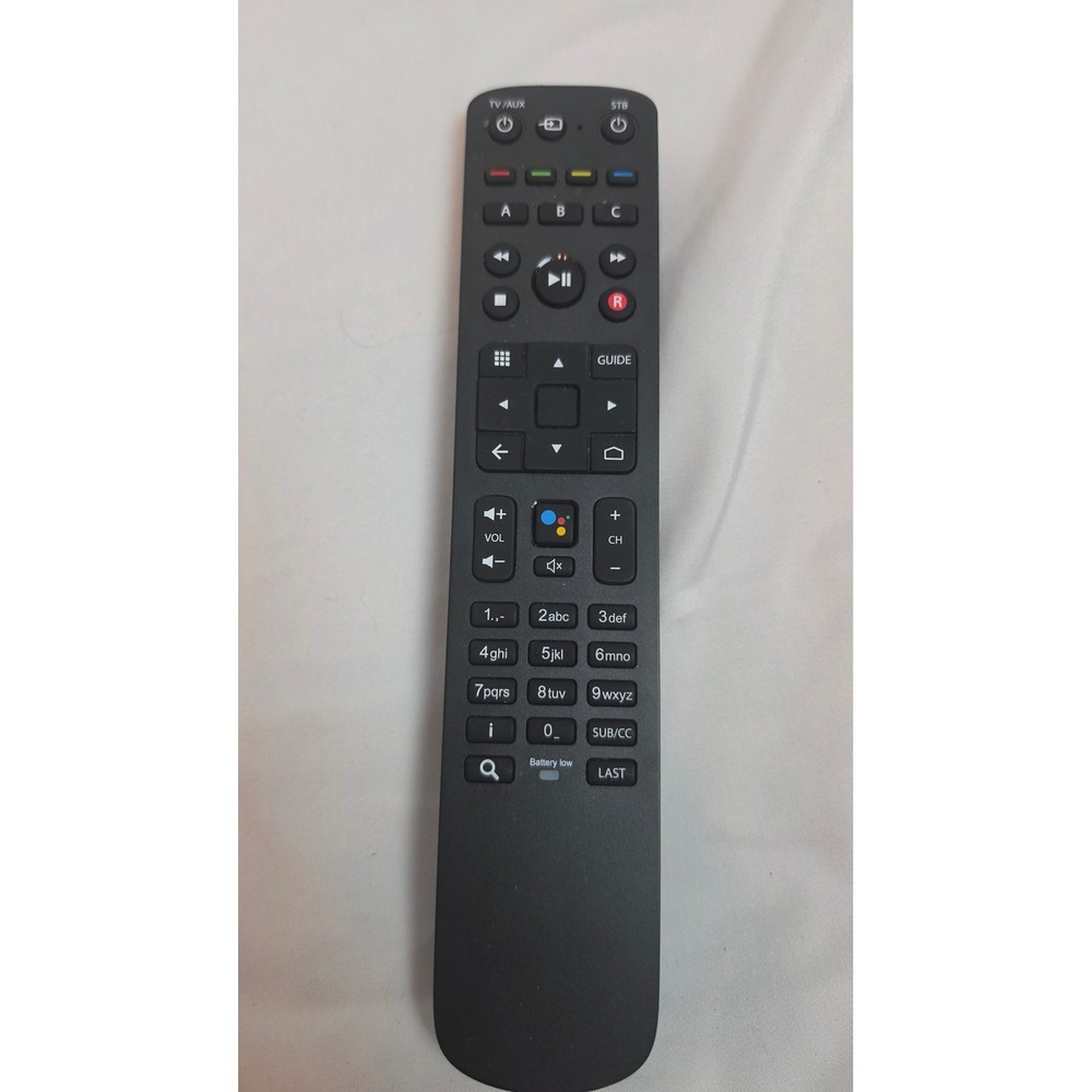 Omni RC3544406/04BR Remote Control with Google Assistant Button Black